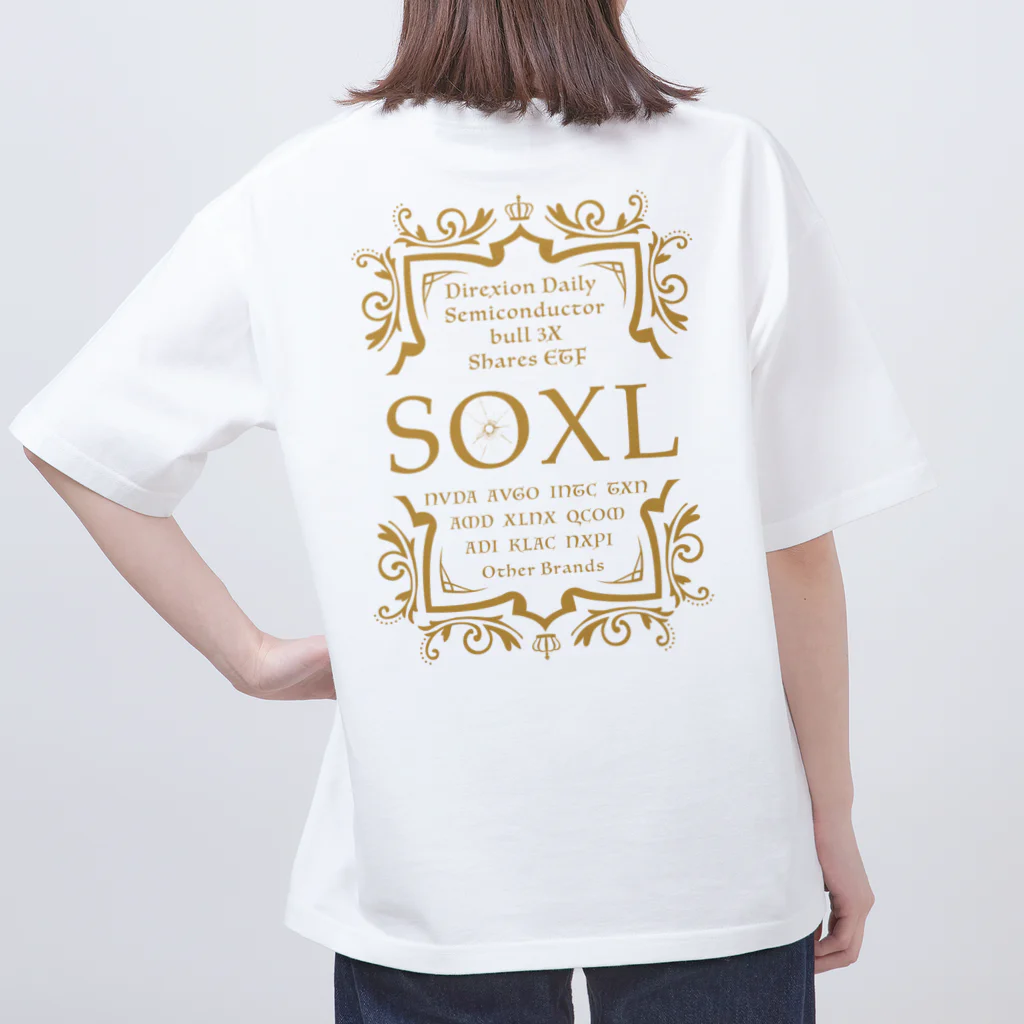 クラーケンデザインのSOXLグッズ オーバーサイズTシャツ