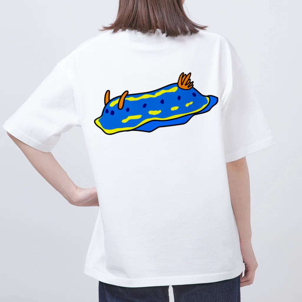 micro-diverのあおうみうし オーバーサイズTシャツ