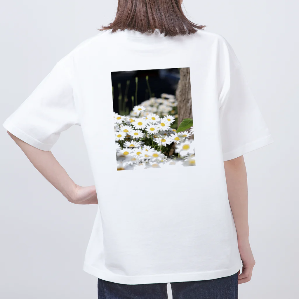 ...のWhite Flowers Oversized T-Shirt