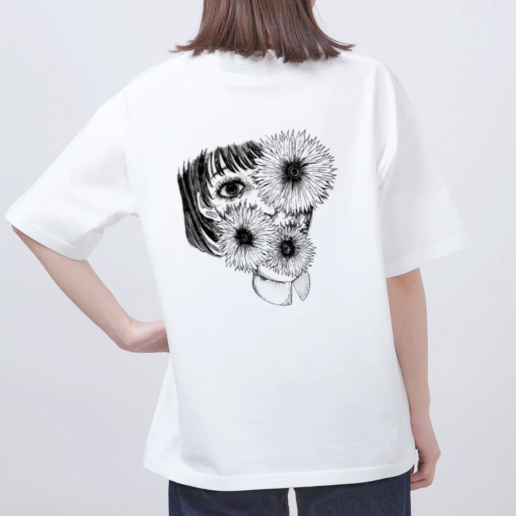 seventyのフラワーガールTシャツ Oversized T-Shirt