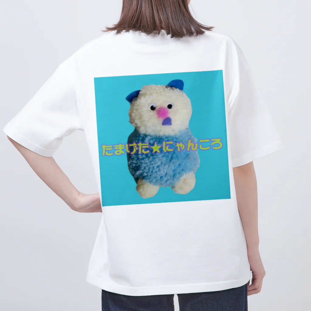 ねこのしっぽのねこのしっぽ オーバーサイズTシャツ