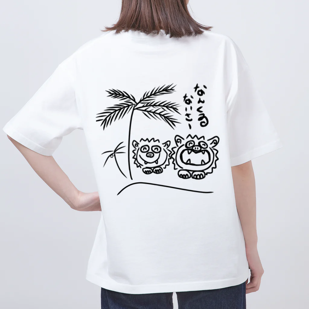 naoのシーサー オーバーサイズTシャツ