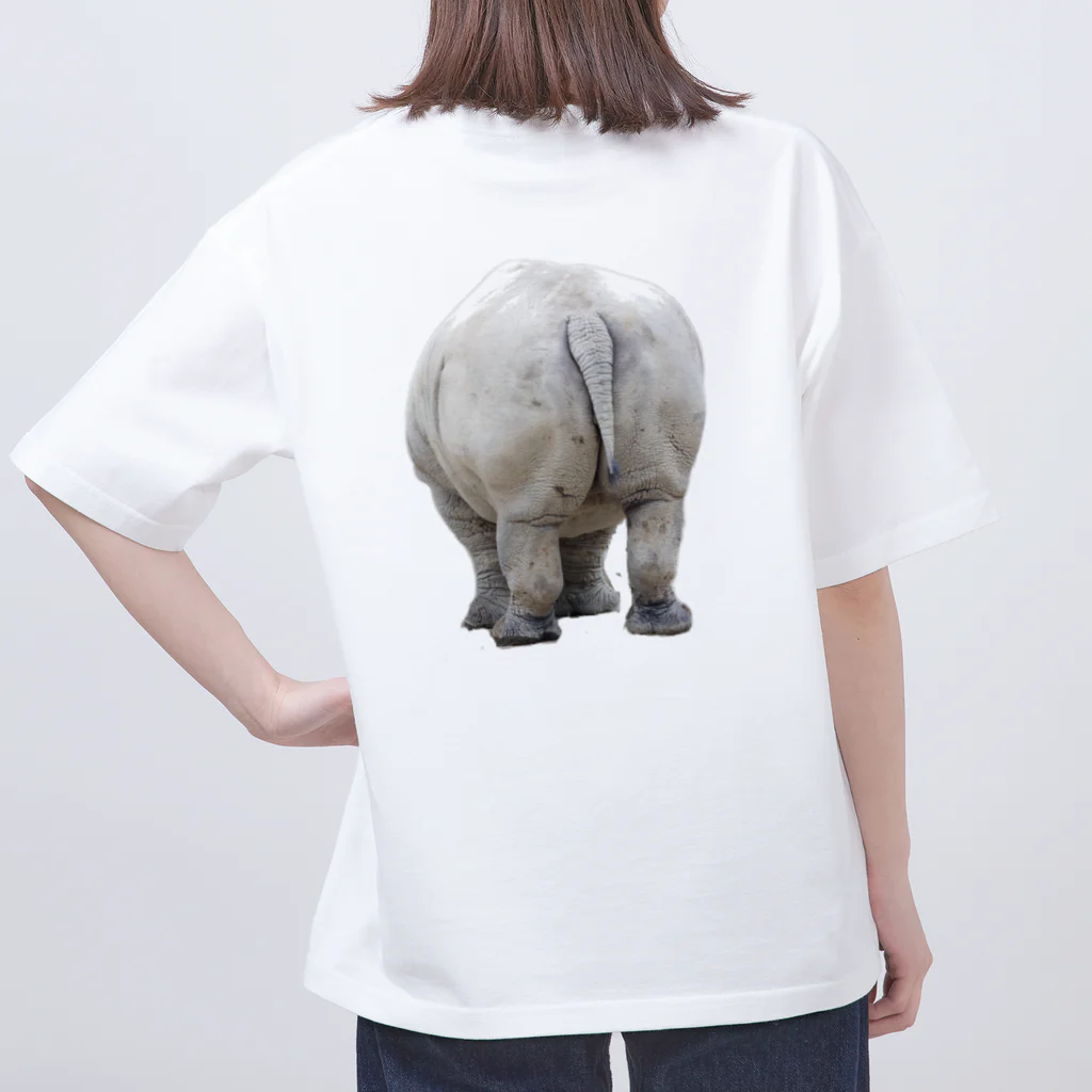 ueko0129のお座りするサイ Oversized T-Shirt