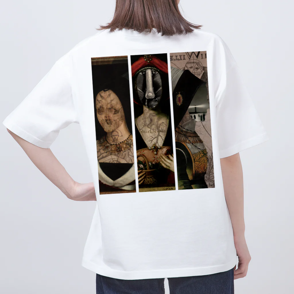 404 Art WorksのThree Heads In the Void オーバーサイズTシャツ