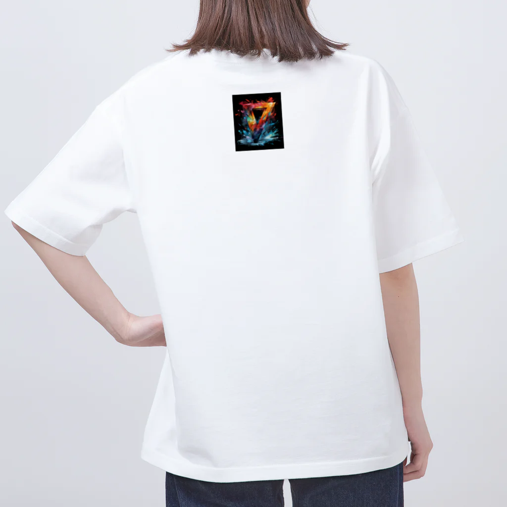 Yokogawaの抽象画風の素敵な男の情熱 Oversized T-Shirt