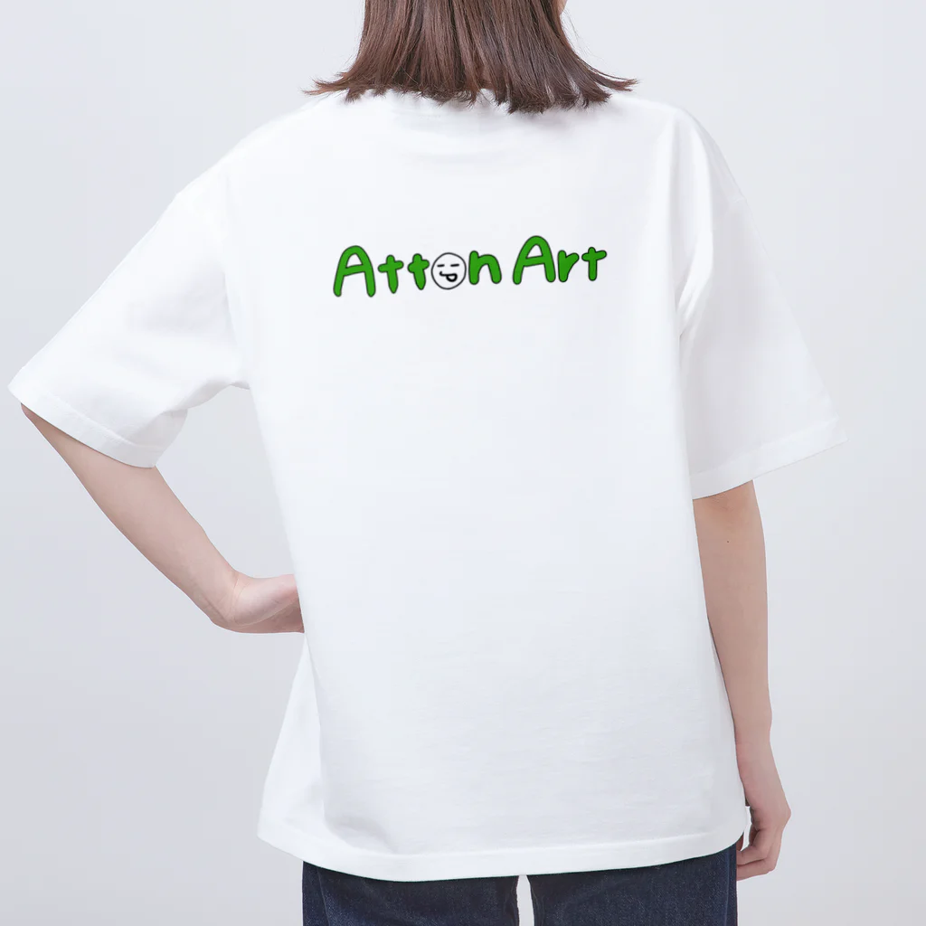 Atton Art アットンアートのAtton Art おつかれさま Oversized T-Shirt