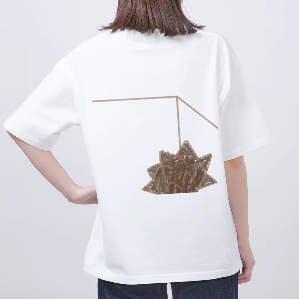 くらはりちゃんのハリネズミ背中 Oversized T-Shirt