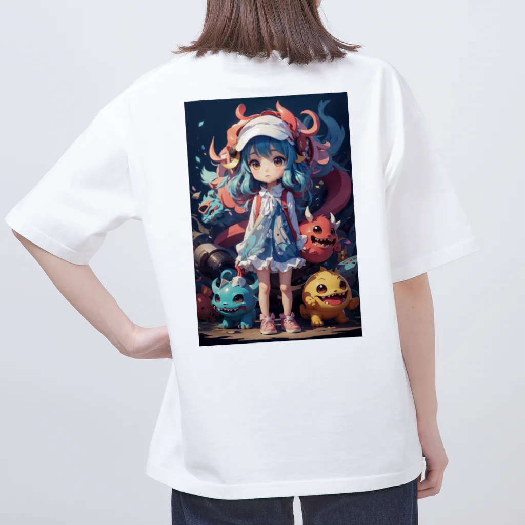 XYZ Originalのアクア（Aqua） オーバーサイズTシャツ