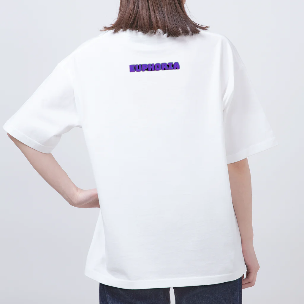 EuphoriaのEuphoria Neon Purple オーバーサイズTシャツ