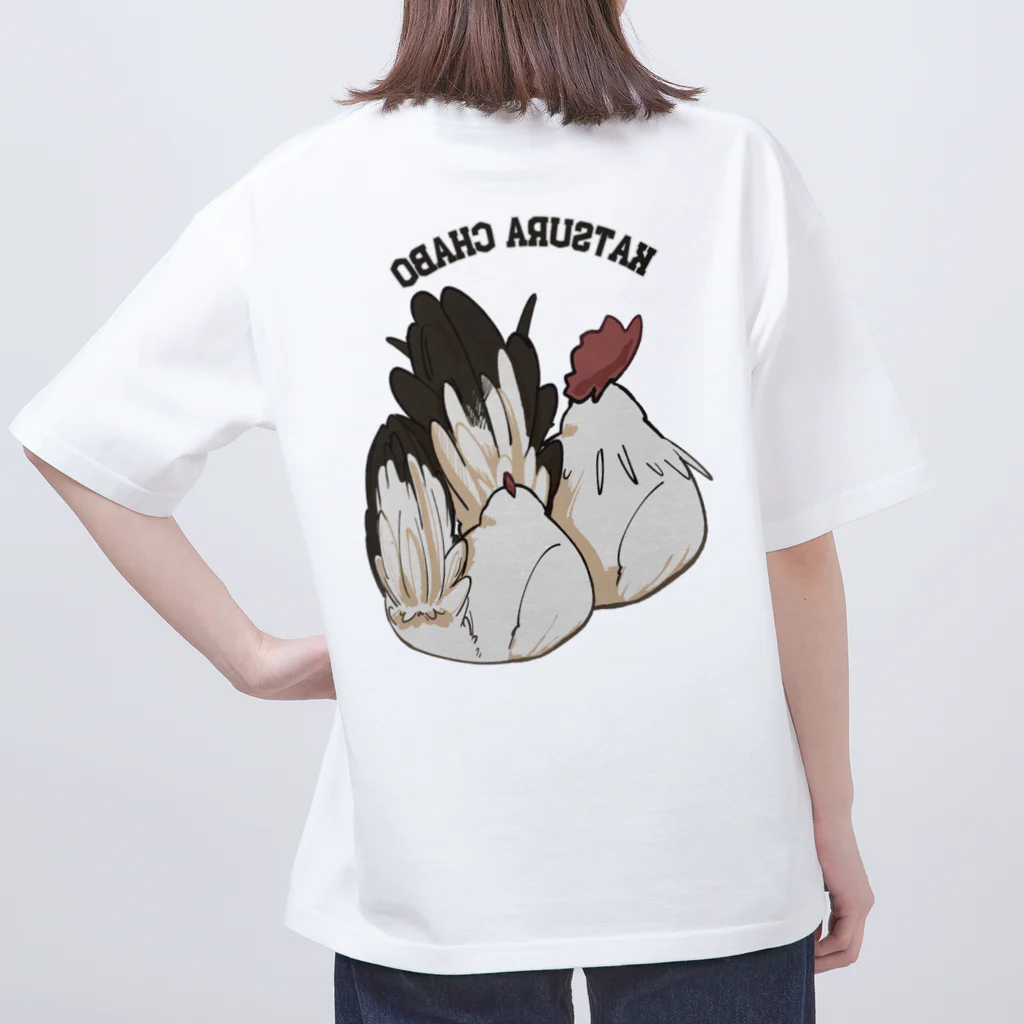 またちゃんの桂チャボ(文字あり) Oversized T-Shirt