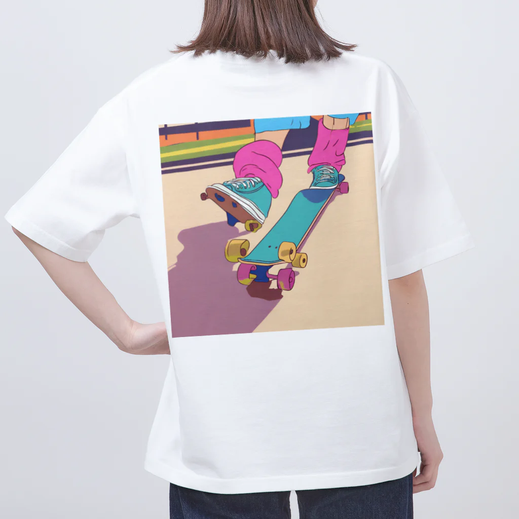 uni-0211のスケボー オーバーサイズTシャツ