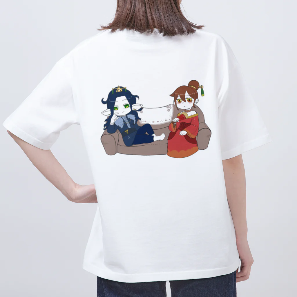 アラドウシの式典服コココロ(デモクラとマルーリ) オーバーサイズTシャツ