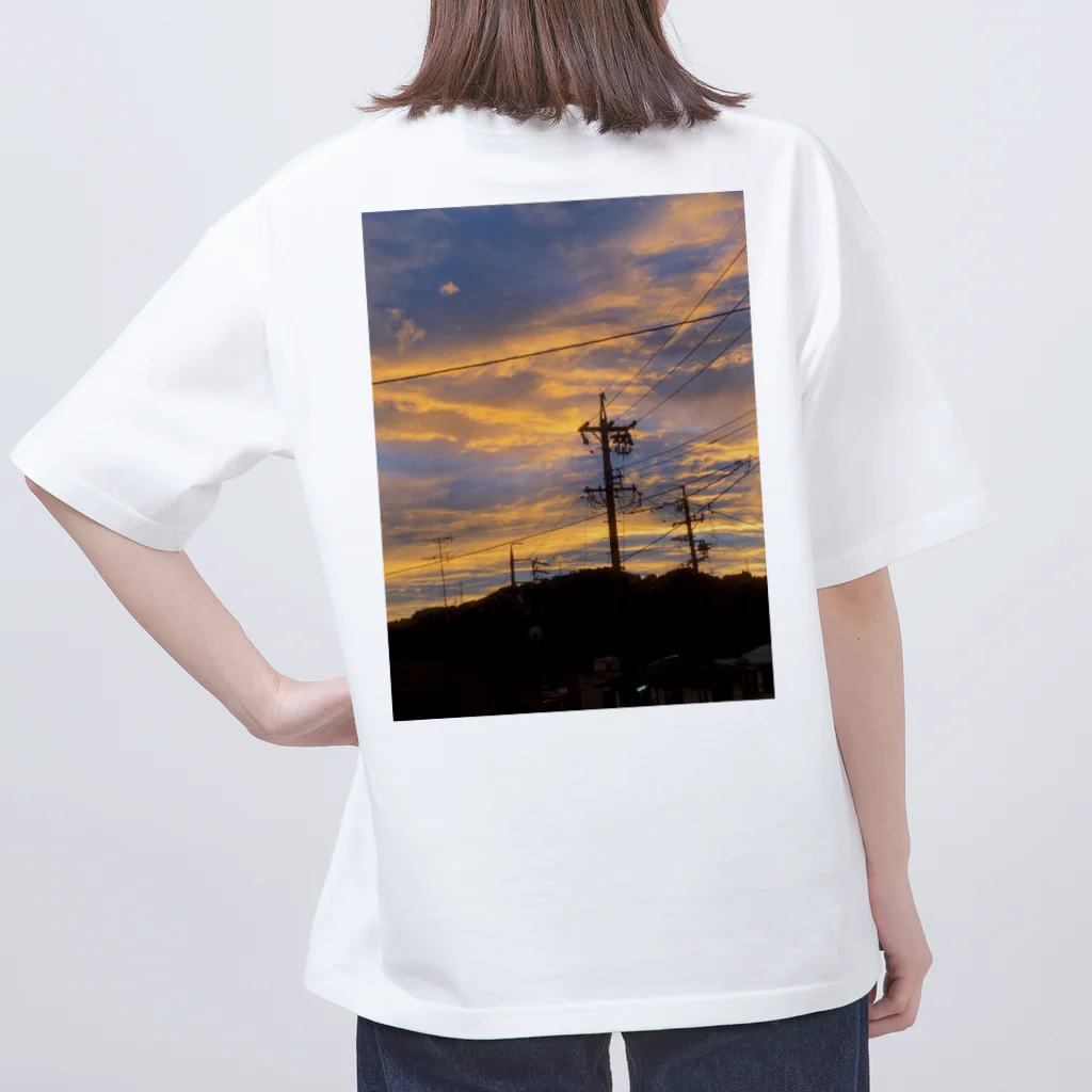 life photo goods shopの夕焼け Oversized T-Shirt