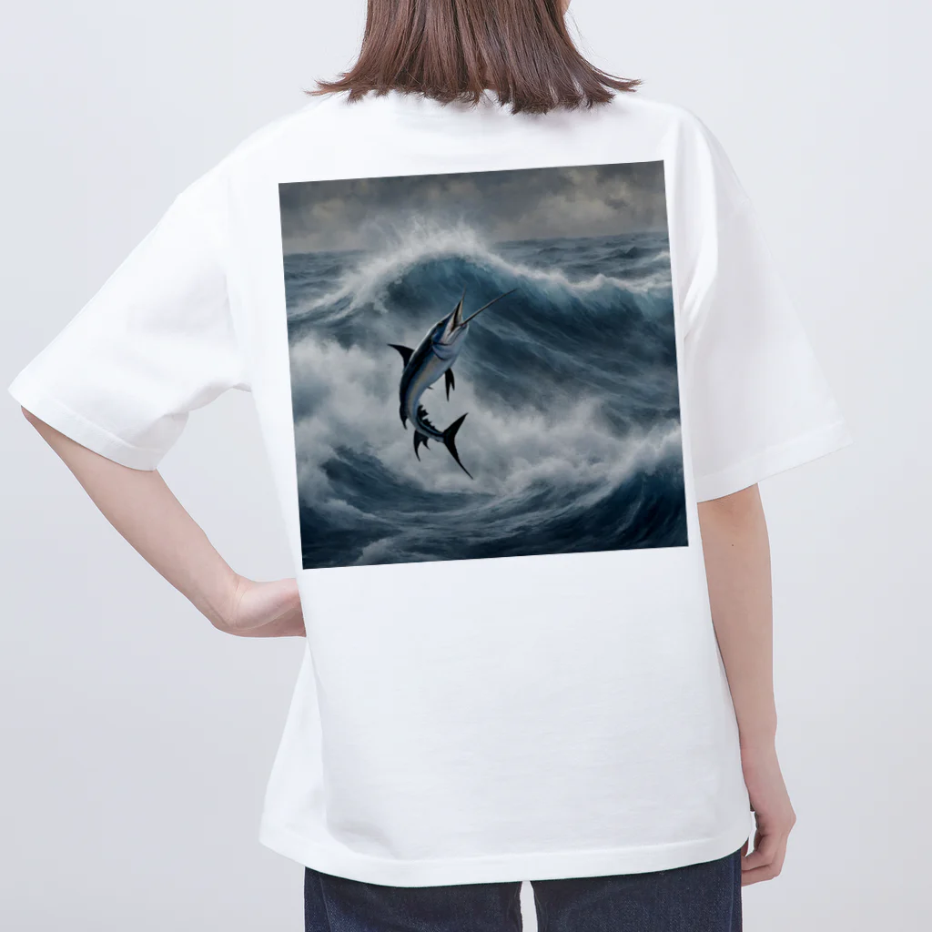 maeken work shopipのカジキ オーバーサイズTシャツ