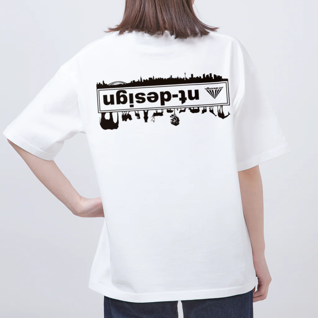 nt-designの『nt-design』ロゴ Oversized T-Shirt