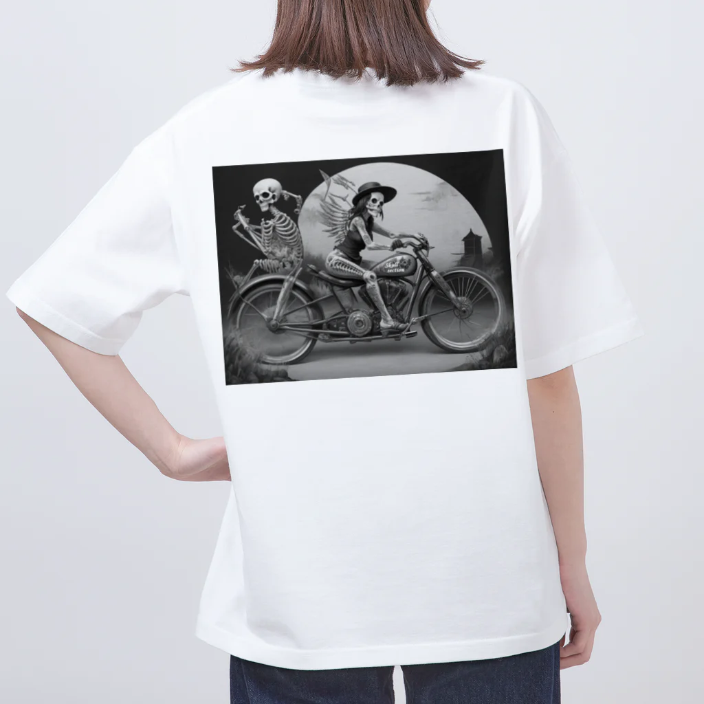 Skull sectionのドクロとバイク Oversized T-Shirt