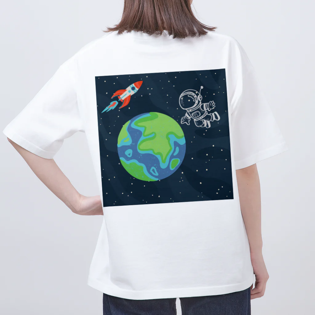 あいいろのキュートな宇宙飛行士 Oversized T-Shirt