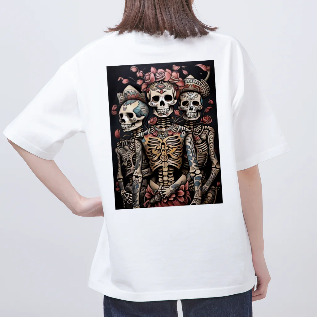 Skull sectionのガイコツのデザイン オーバーサイズTシャツ