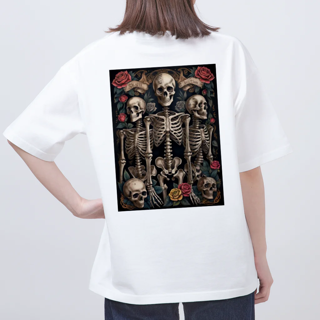 Skull sectionのドクロと薔薇 Oversized T-Shirt