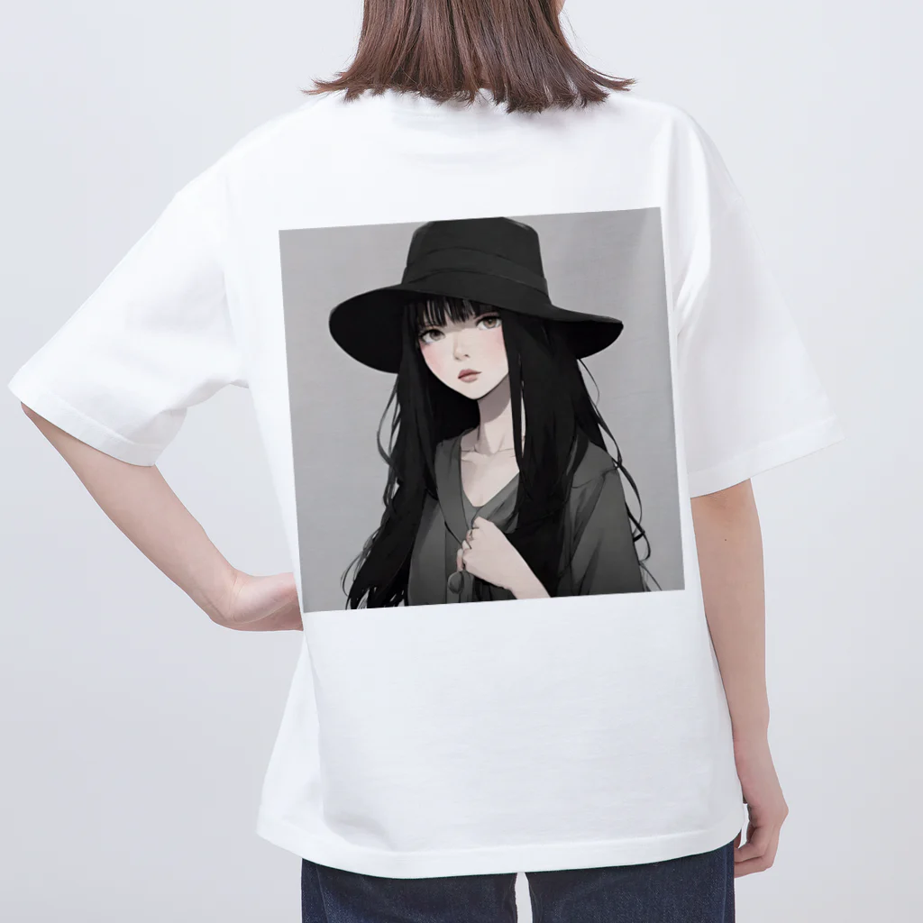 Listup_timeのバックプリント  オーバーサイズTシャツ