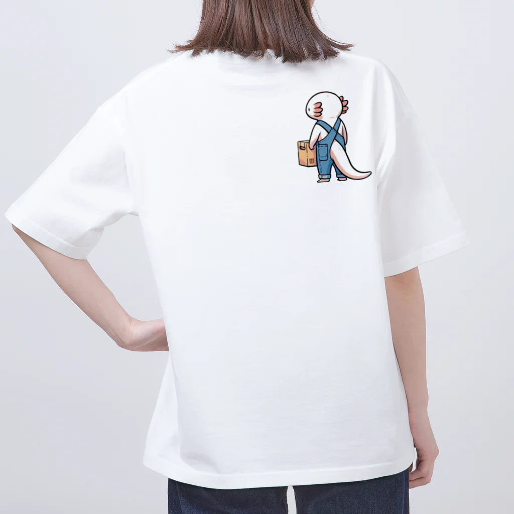 BaRiのウーパールーパーショップ定員 Oversized T-Shirt