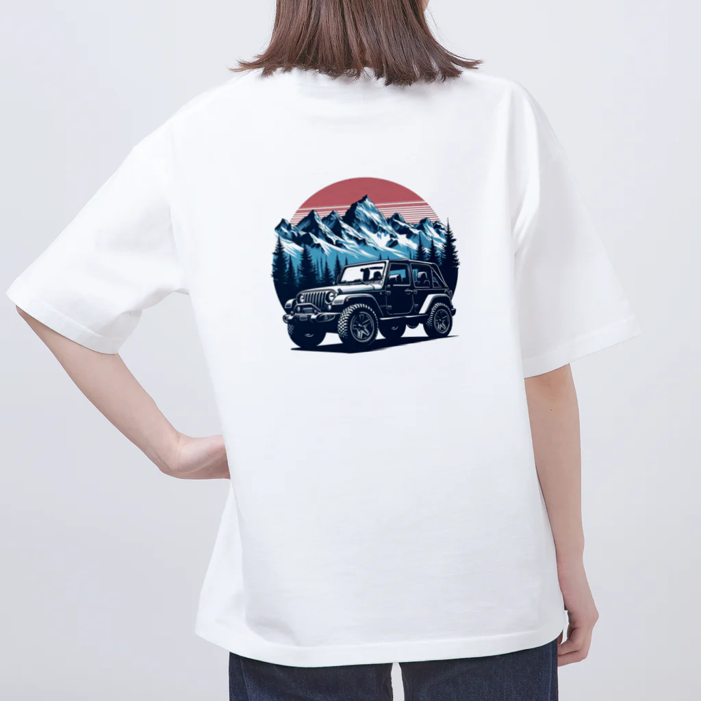 onzo_BGMのクロカン×雪山 オーバーサイズTシャツ