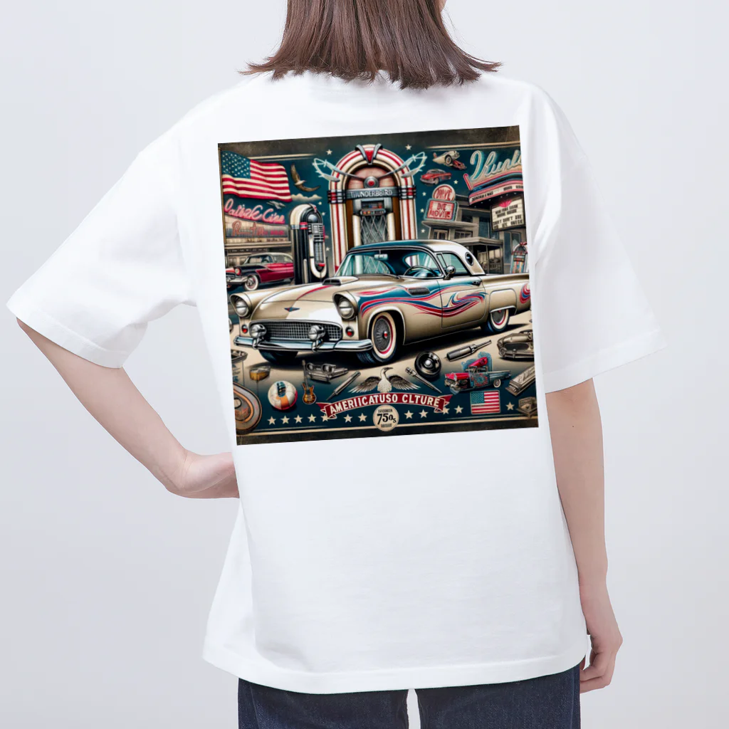 E16の1950年フォード・サンダーバード オーバーサイズTシャツ