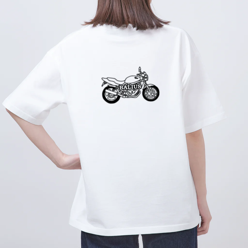 O-typeのバイクTシャツ　(バリオス) オーバーサイズTシャツ