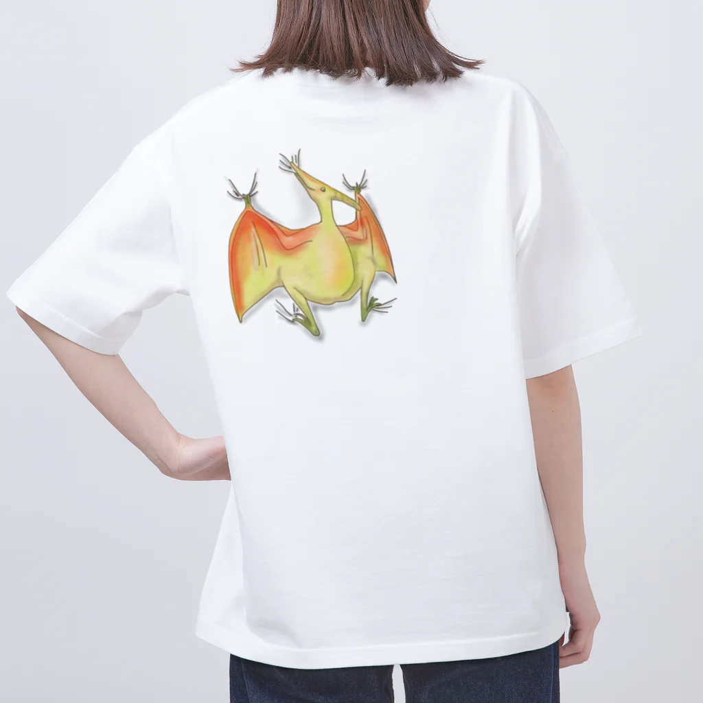 ひつじときのこのプテラノドンついてますよ Oversized T-Shirt