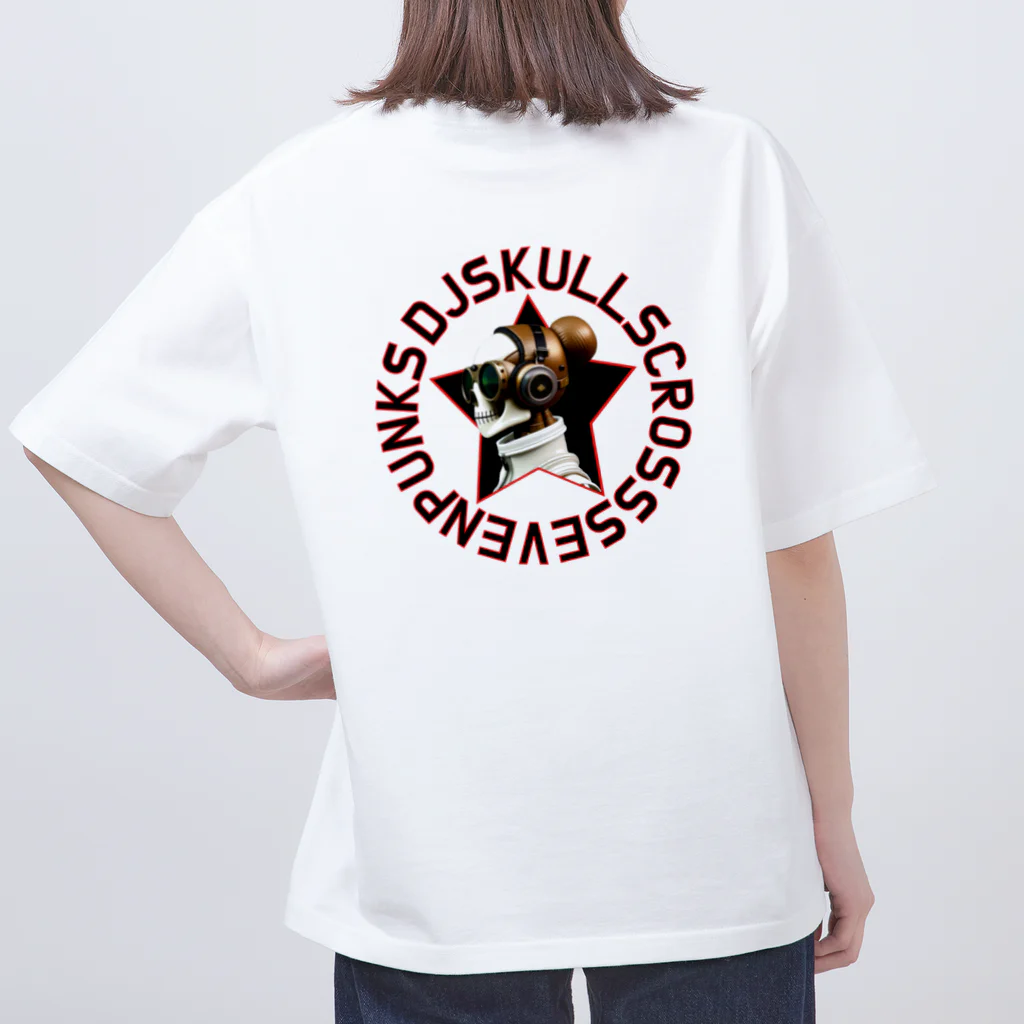 C7PUNKSのDJ SKULL 90 Oversized T-Shirt