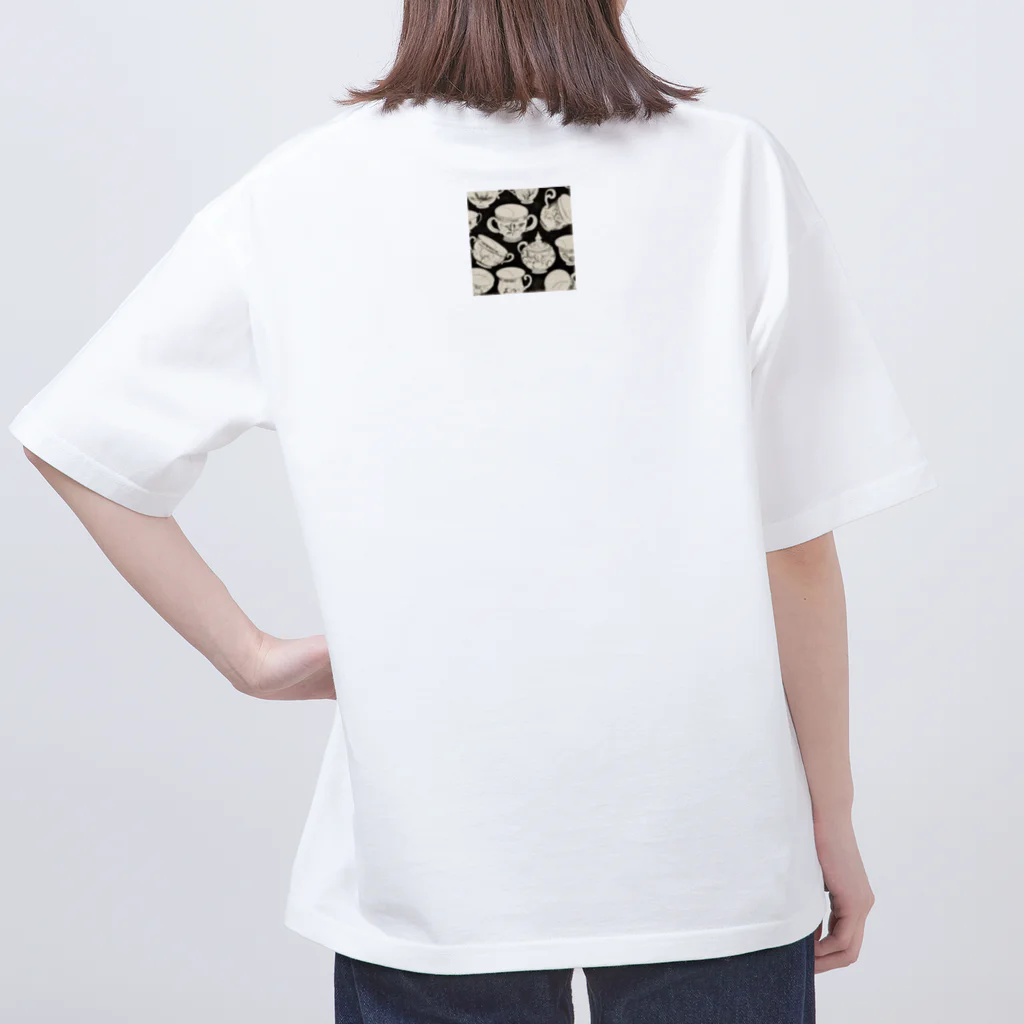 (っ◔◡◔)っ ♥ Le Petit Trésor ♥の花の詩カップ(The Flower Poetry Cup) オーバーサイズTシャツ