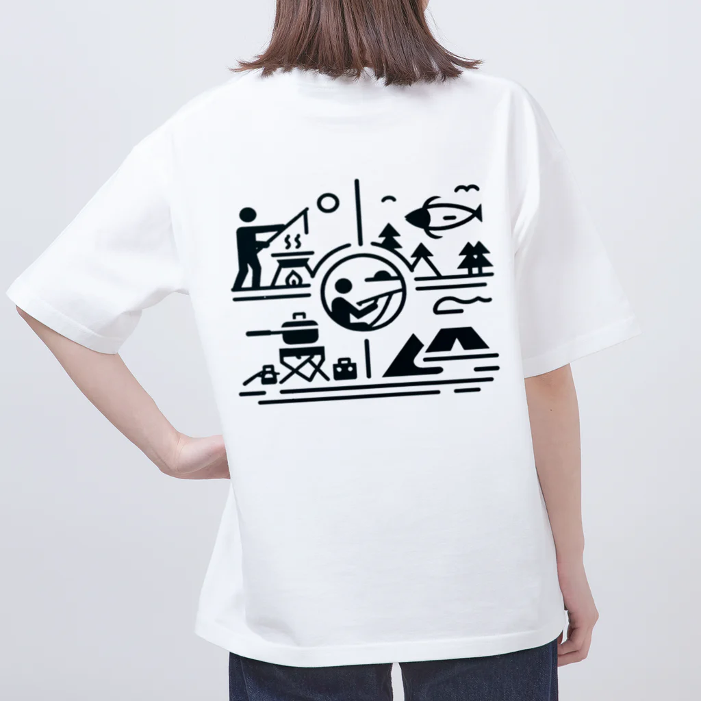 7615のキャンプを愛する者 オーバーサイズTシャツ