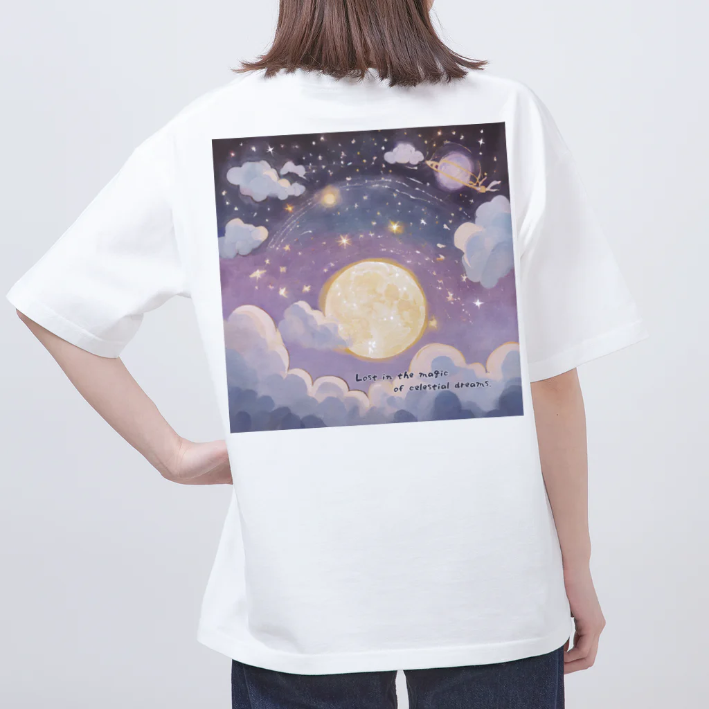 hydrangea-macrophyllaのLost in the magic of celestial dreams. オーバーサイズTシャツ