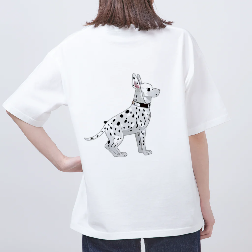 wonderful dogのクールなダルメシアンくん Oversized T-Shirt