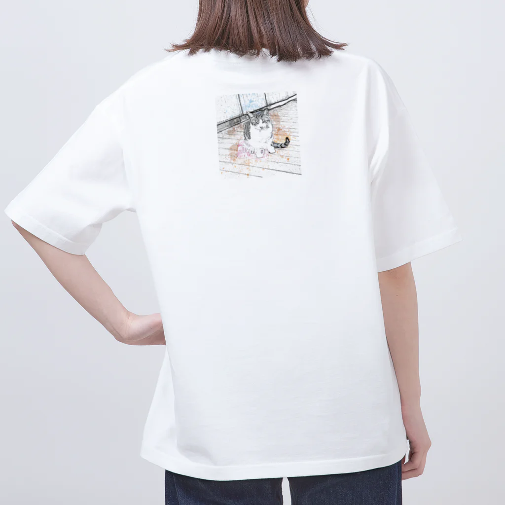 TAI&SENのツンデレ猫TAIKO Oversized T-Shirt