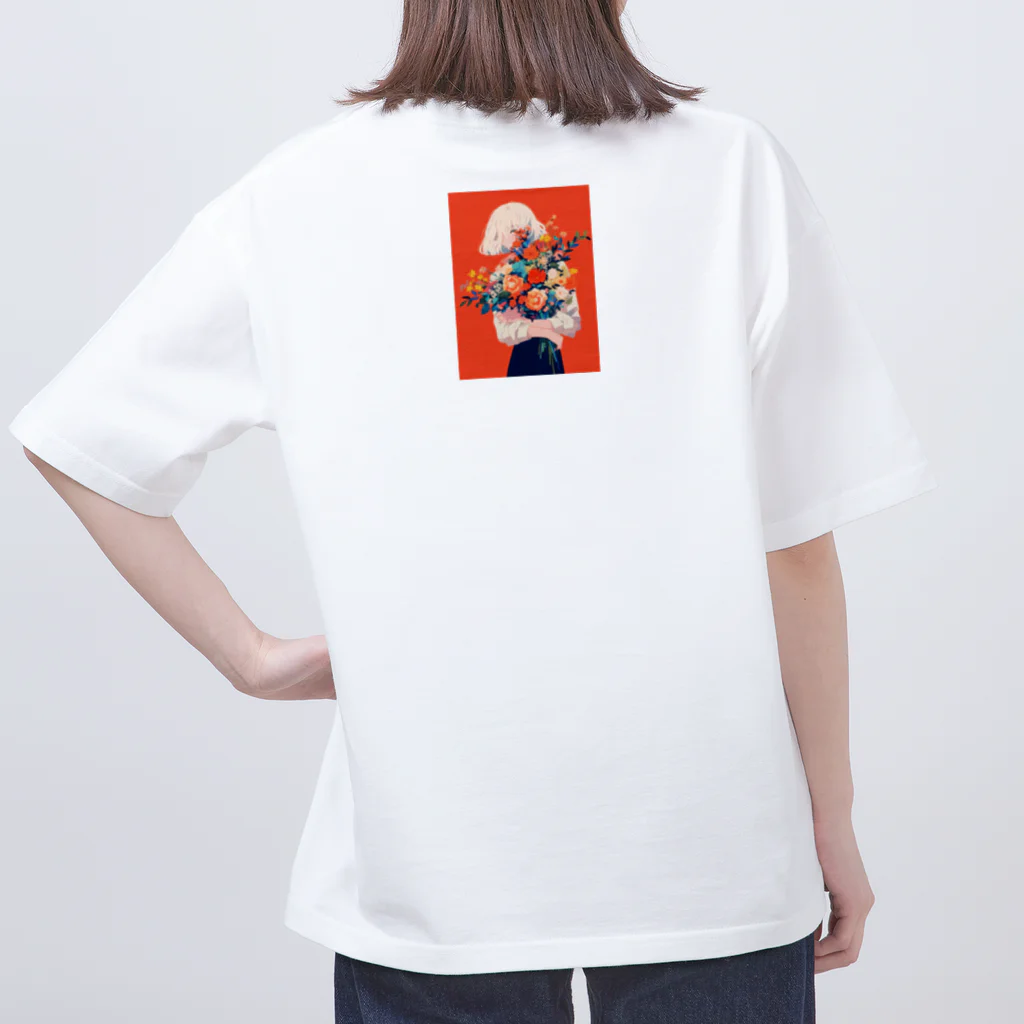 AQUAMETAVERSEの花束をあなたに　Hime  2530 Oversized T-Shirt