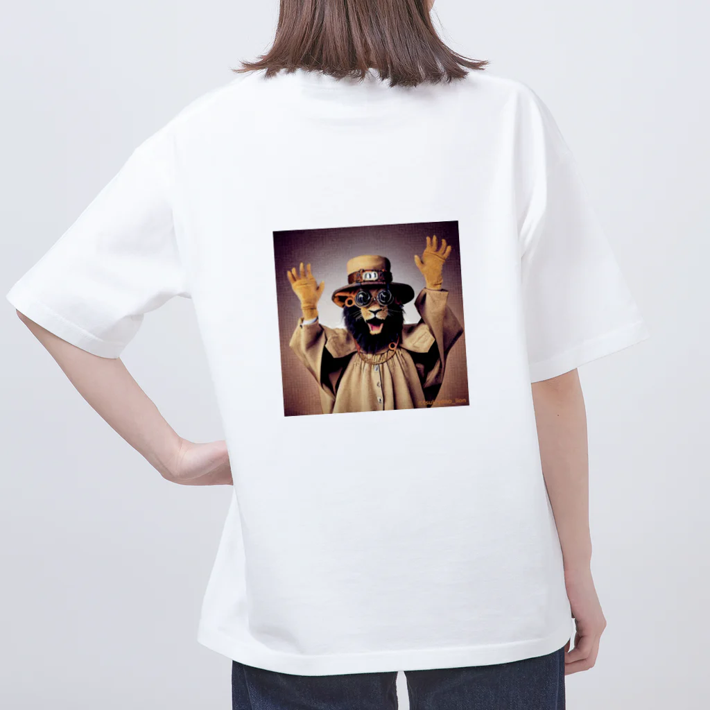 カレー屋　月夜のライオンのYOROKOBI Oversized T-Shirt