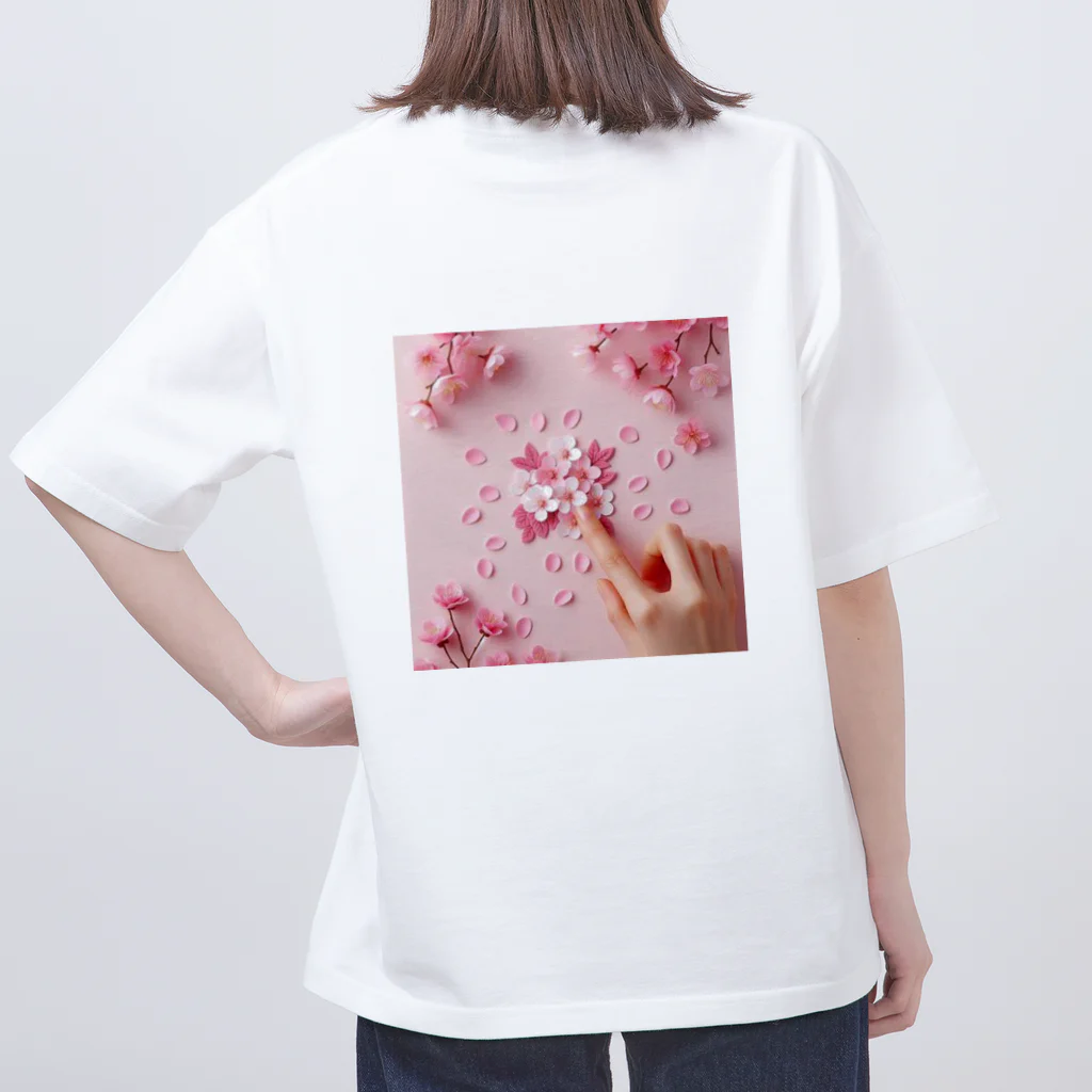 chapinnuのさくらの花びらで遊ぼう♪ Oversized T-Shirt