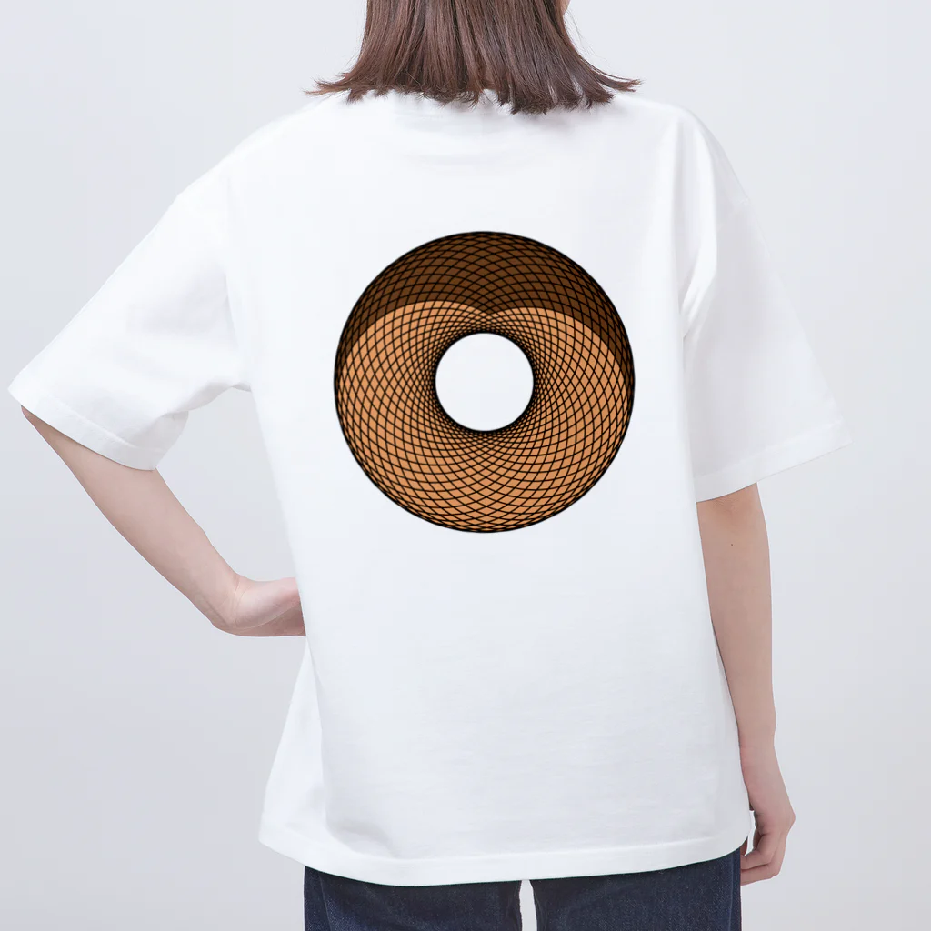 パペットピットのドーナッツ　バックプリント Oversized T-Shirt