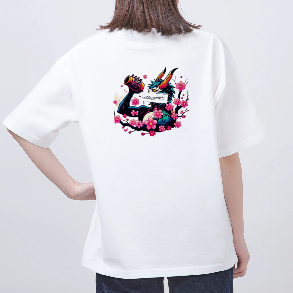 no name...の酒桜 オーバーサイズTシャツ