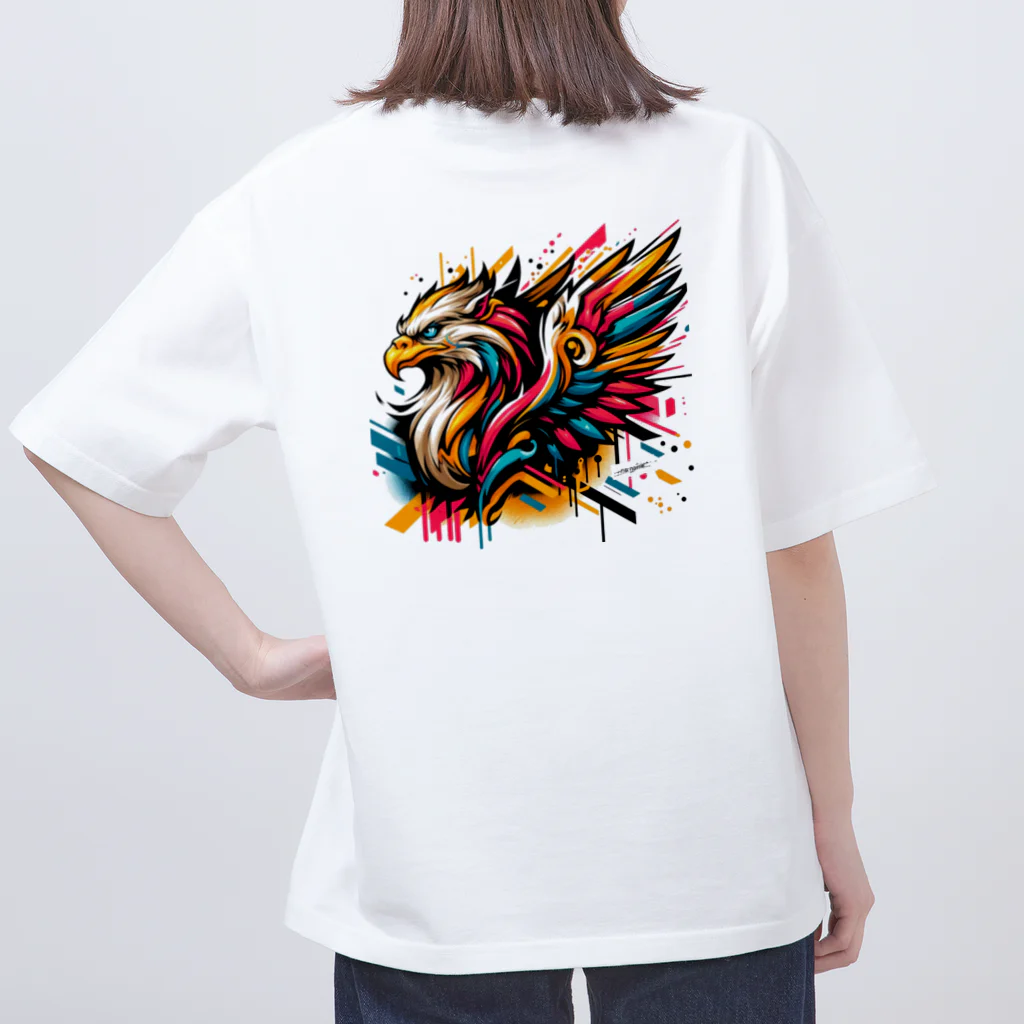 no name...の🦅グラフティ グリフォン🦅 オーバーサイズTシャツ