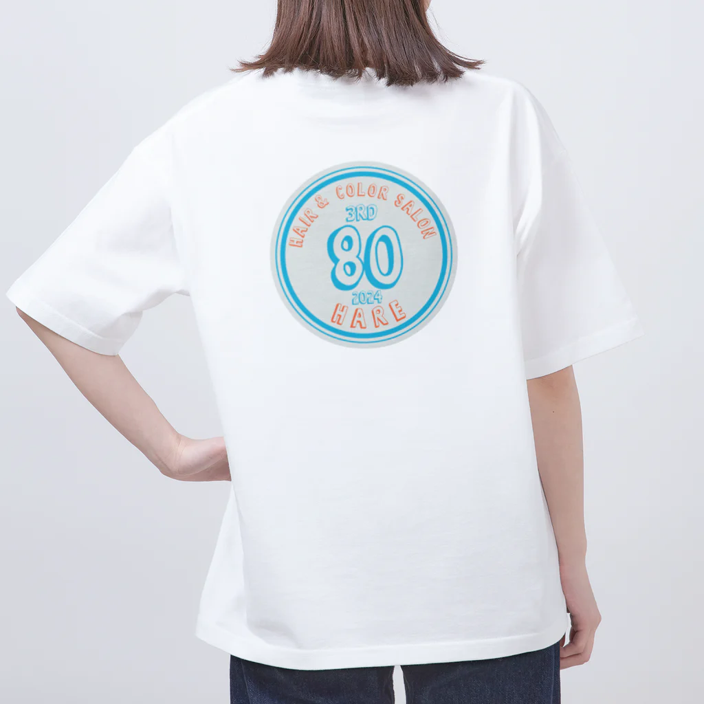 HAIR & COLOR SALON 80【HARE】の80マスコットキャラ Oversized T-Shirt