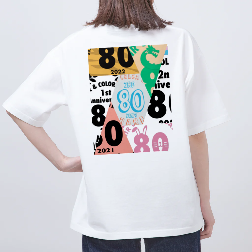 HAIR & COLOR SALON 80【HARE】の80マスコットトリオ オーバーサイズTシャツ