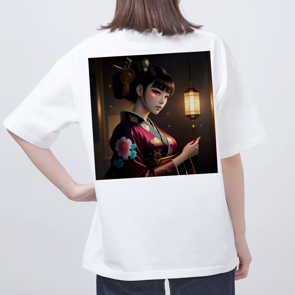 GOLD   of   Dragonsの祇園>>GION　奥の // HANAMACHI オーバーサイズTシャツ