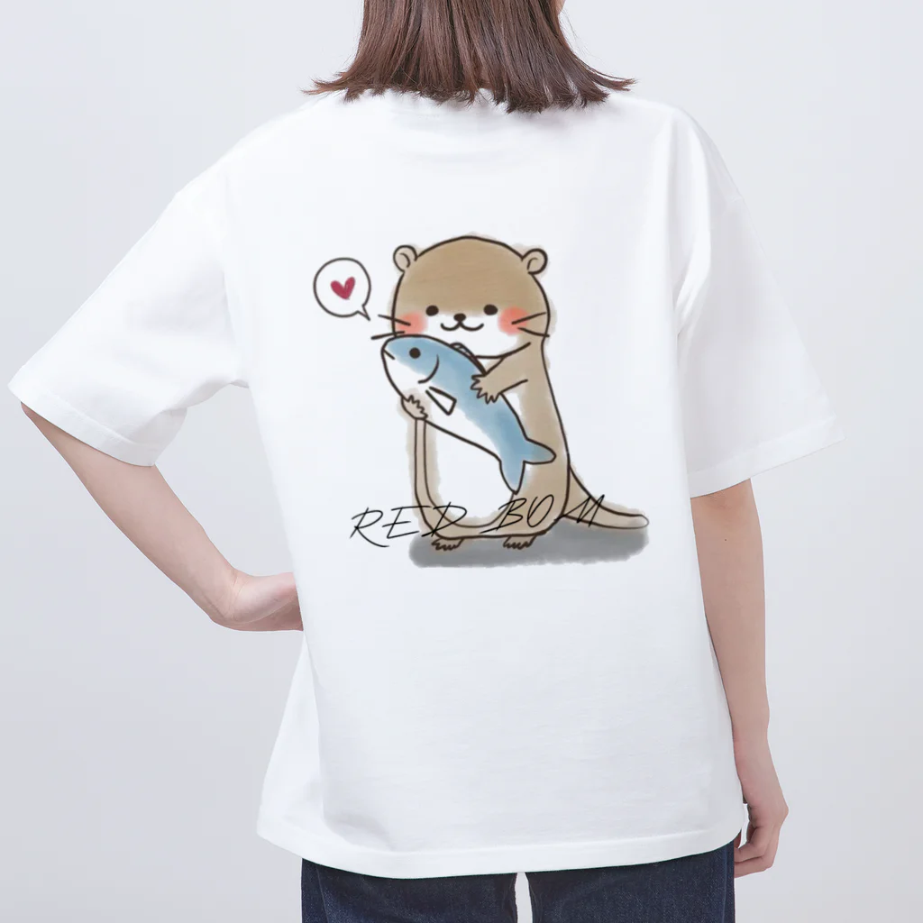 自由な服屋のカワウソちゃん Oversized T-Shirt