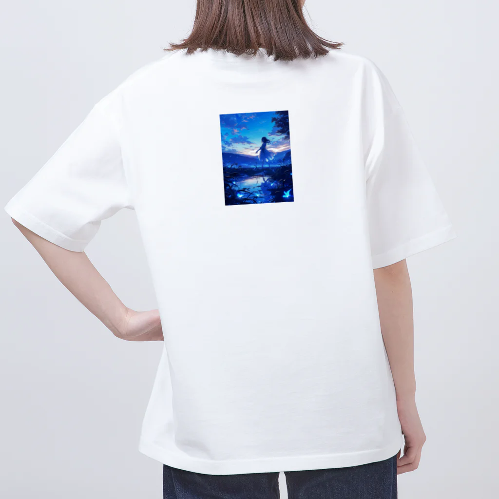 AQUAMETAVERSEの贅沢な夕暮れのひと時を貴女に　Hime  2530 Oversized T-Shirt