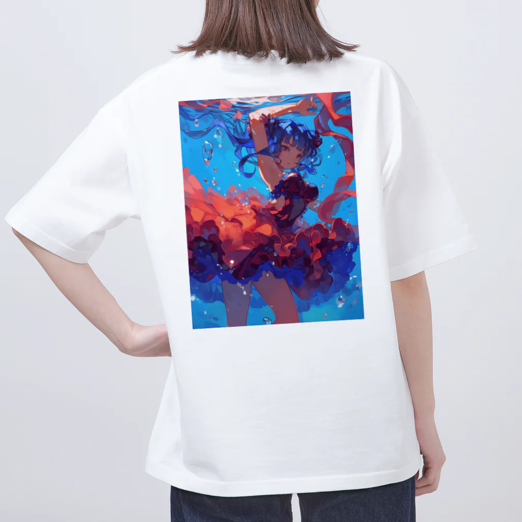 AQUAMETAVERSEの海の中の美ボディ　ラフルール　1859 Oversized T-Shirt