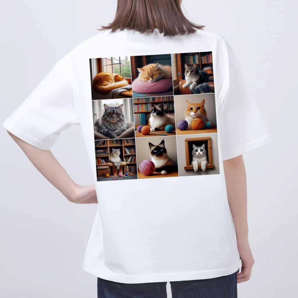 クリエイティブ　テトの猫 オーバーサイズTシャツ