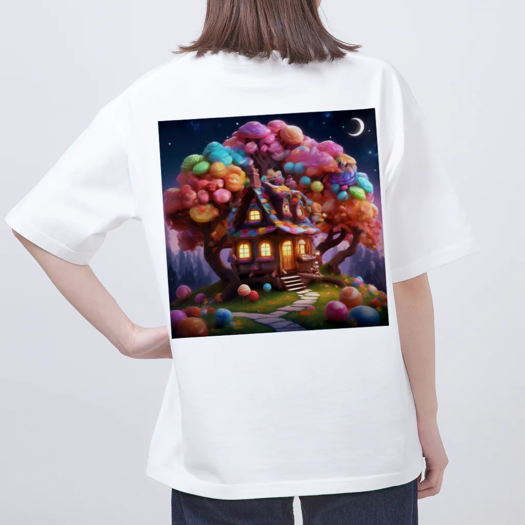 piasのオリジナルグッズアイテム通販の夢のようなお菓子の家 Oversized T-Shirt