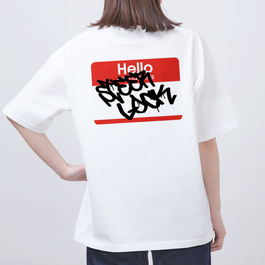 STEER LOCKのhollo my... ロゴ Oversized T-Shirt